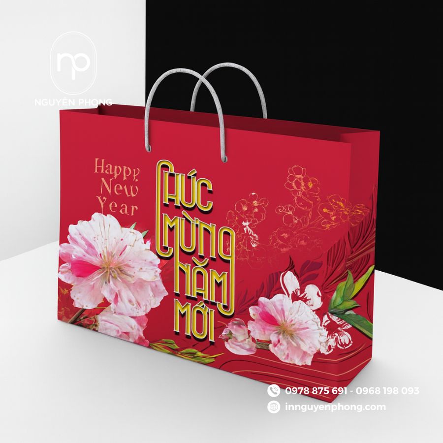 In túi giấy đựng quà tết tại TPHCM giá rẻ